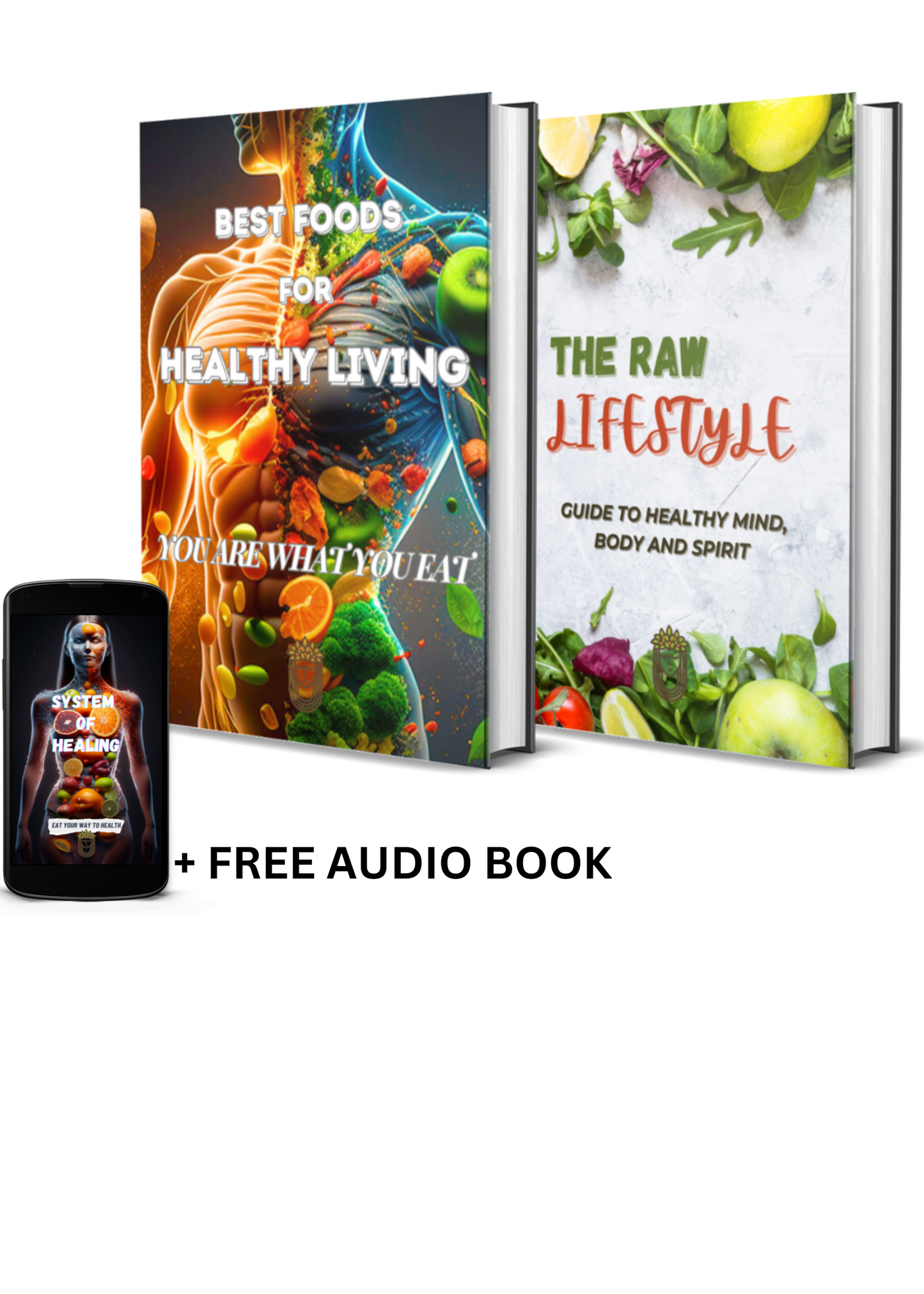 BEST FOODS FOR HEALTHY LIVING & RAW LIFESTYLE + FREE AUDIO BOOK